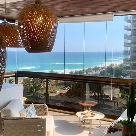 Lindo Apto No Melhor Lugar Da Barra Da Tijuca! Com Uma Vista De Tirar O Folego, Frente Para O Mar! Totalmente Equipado E Decorado Ao Lado Dos Melhores Hoteis E Quiosques Da Barra! Portaria 24H, Piscina, Sauna, Jacuzzi, Academia, Garagem, Wi-Fi, Lavan Rio de Janeiro Extérieur photo