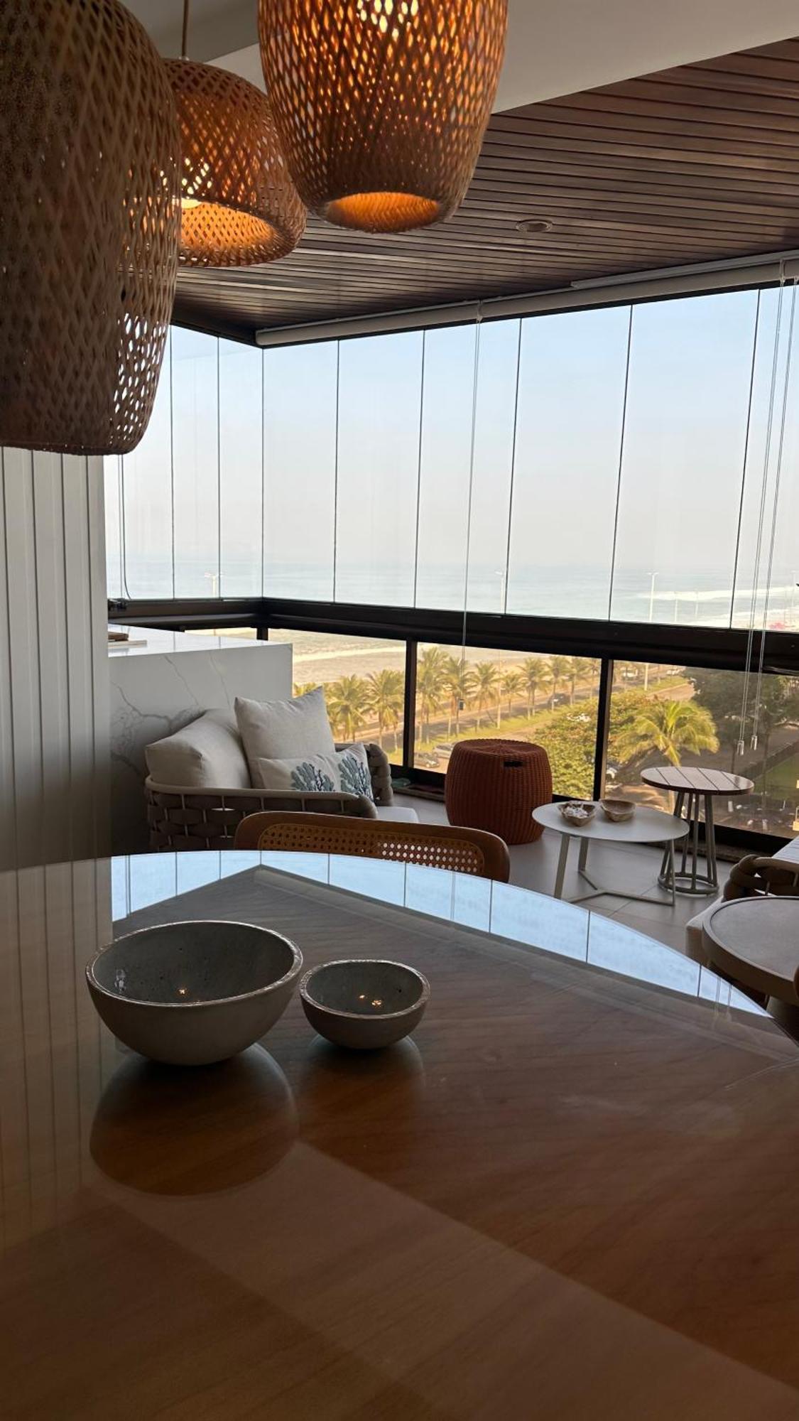 Lindo Apto No Melhor Lugar Da Barra Da Tijuca! Com Uma Vista De Tirar O Folego, Frente Para O Mar! Totalmente Equipado E Decorado Ao Lado Dos Melhores Hoteis E Quiosques Da Barra! Portaria 24H, Piscina, Sauna, Jacuzzi, Academia, Garagem, Wi-Fi, Lavan Rio de Janeiro Extérieur photo